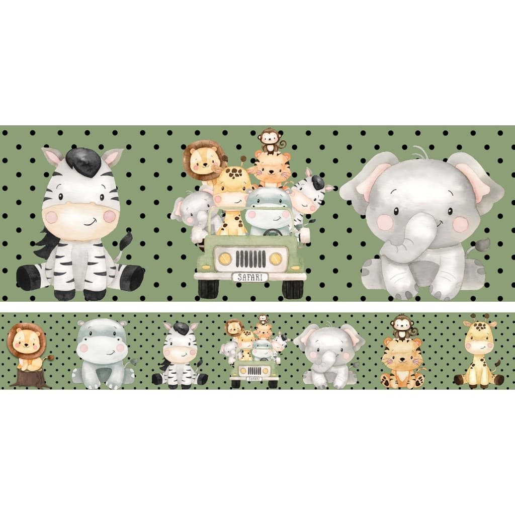 Kit 18 Faixas Decorativas Safari