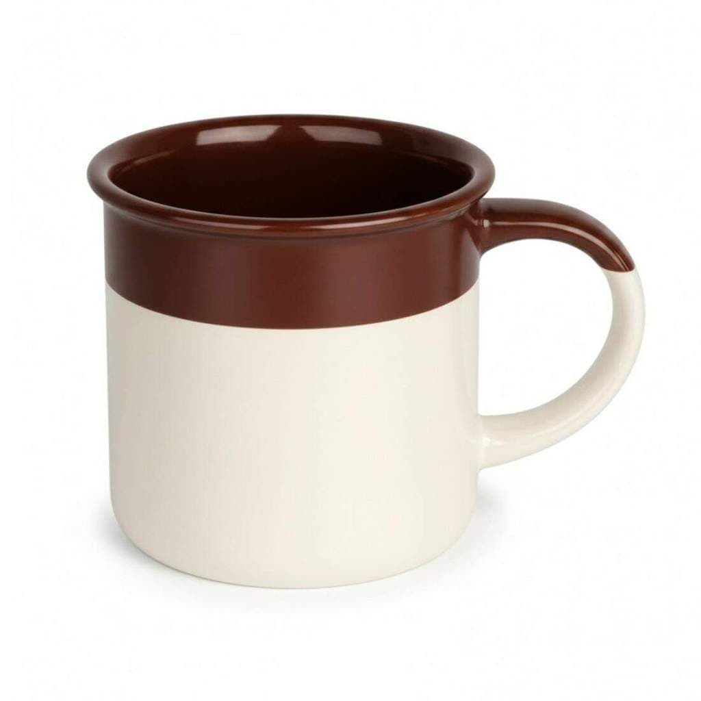 Caneca de Cerâmica Aroma Vintage Fosca Café para Sublimação - 380ml