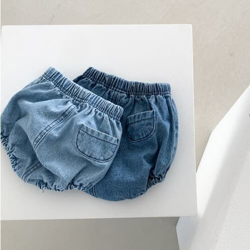 Versão coreana infantil roupas infantis Denim bloomers meninos meninas Shorts de bebê 1 ano de idade Bud calças 6 meses