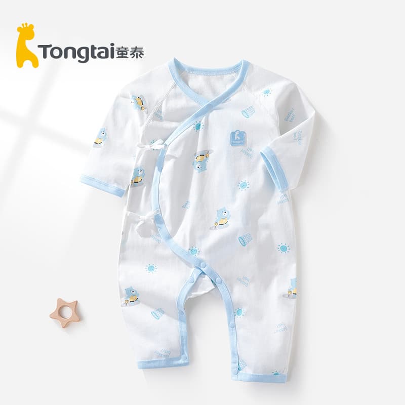 Tongtai roupas de bebê recém-nascido primavera verão estilo fino 0-3 meses recém-nascido monge roupas macacão de bebê