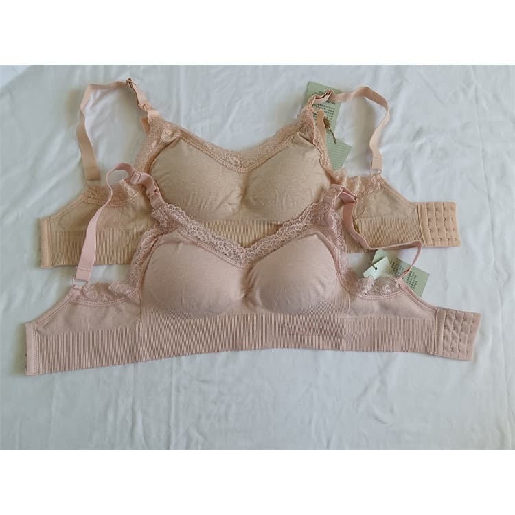 C15-03 mulheres sem fio amamentação amamentação mulheres grávidas período pós-parto sutiã roupa interior abertura superi