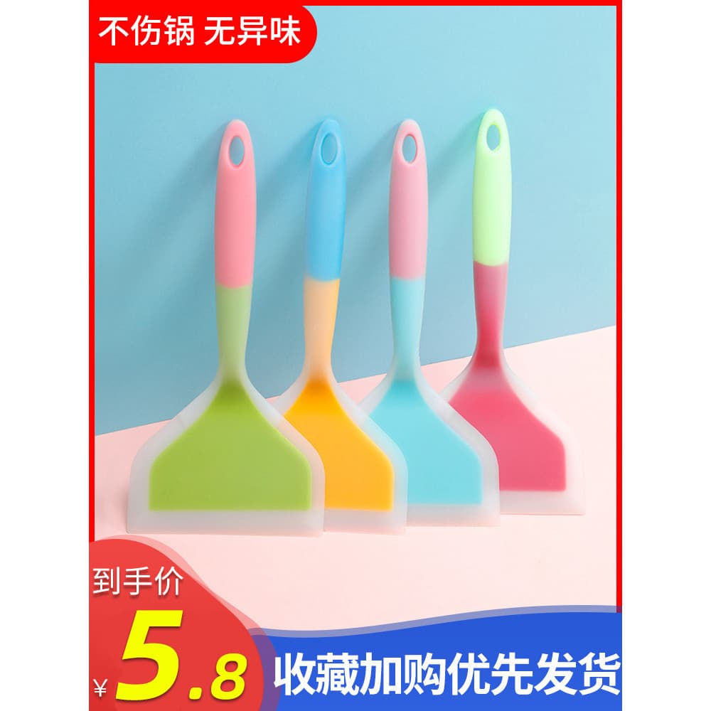 Espátula de Silicone para panqueca, panela antiaderente, utensílios de cozinha especiais, Tamagoyaki, uso doméstico, não