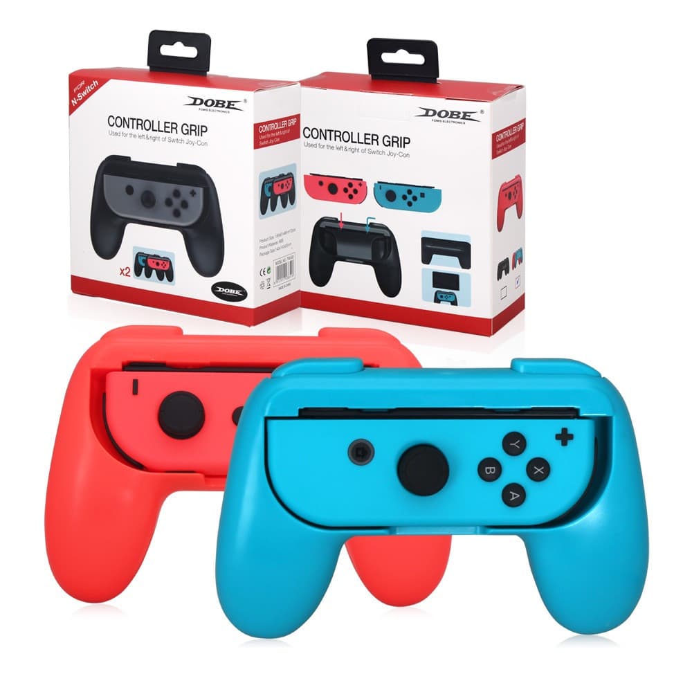 Grip Controller Joy-Con Nintendo Switch Colorido Suporte Adaptador Conforto Jogo Acessório Gamer