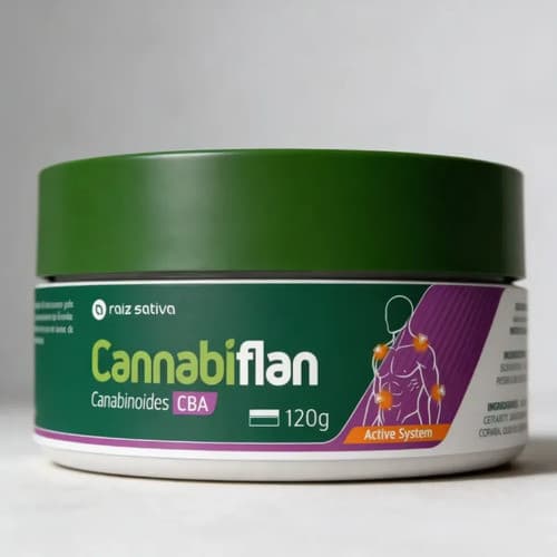 Cannabiflan Creme Massageador Corporal 120g Uso Externo Textura Suave