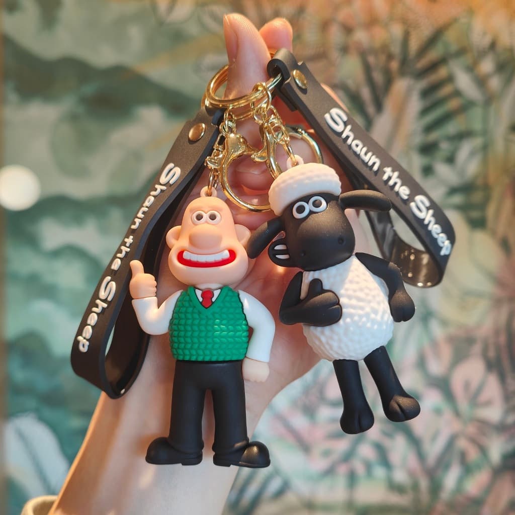 Chaveiro Boneca De Ovelha Shaun the Sheep animal Mochila De Casal Pingente De Presente Para Crianças