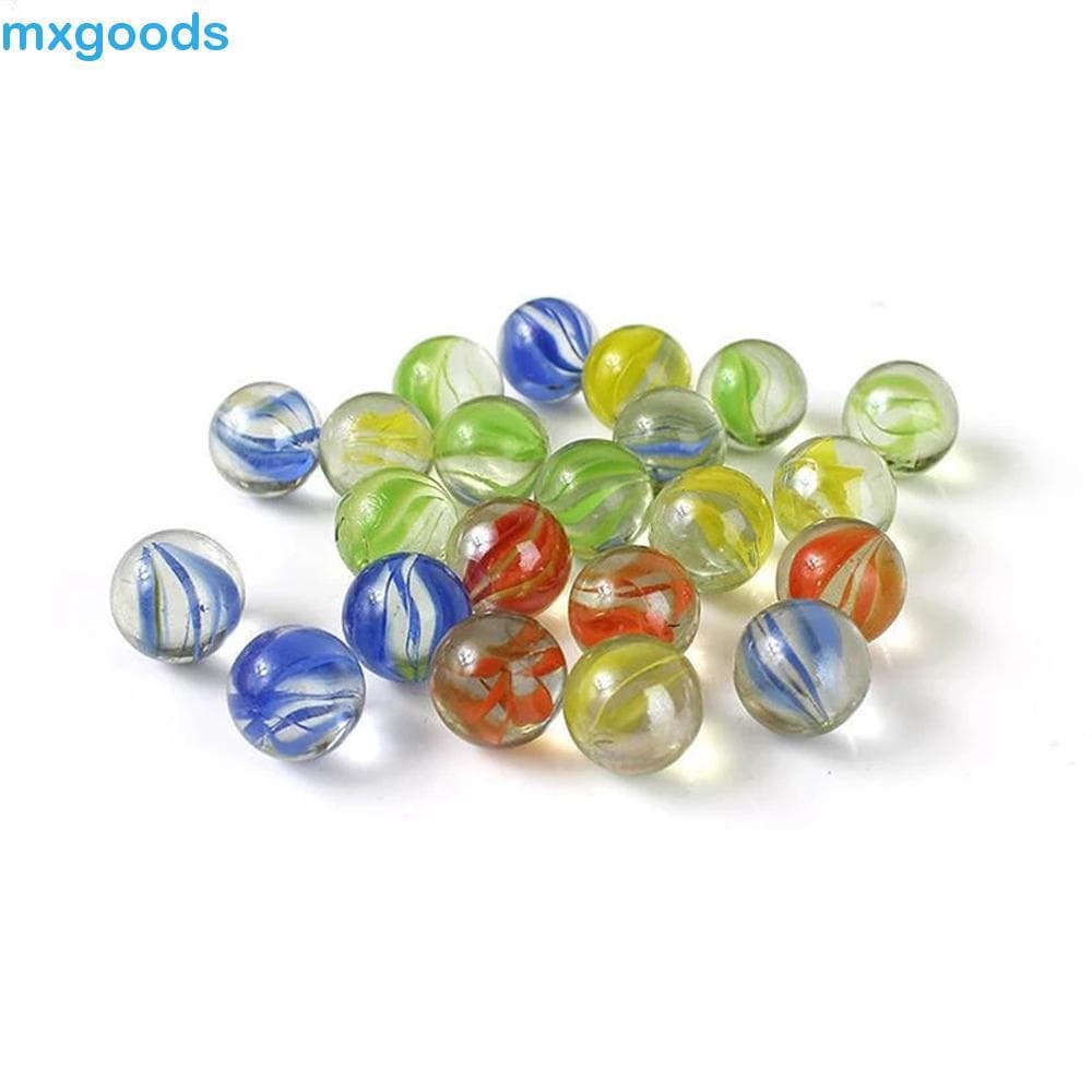 MXGOODS1 Bola De Vidro Para Decoração De Casa , Enchimento De Vaso , Brinquedo Solitário , Jogo De Corrida , 14 Mm , Qui