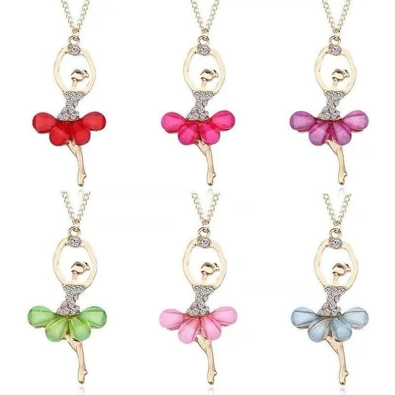 30 Pçs - Dourado - Strass - Joias - Pingente De Menina Balé