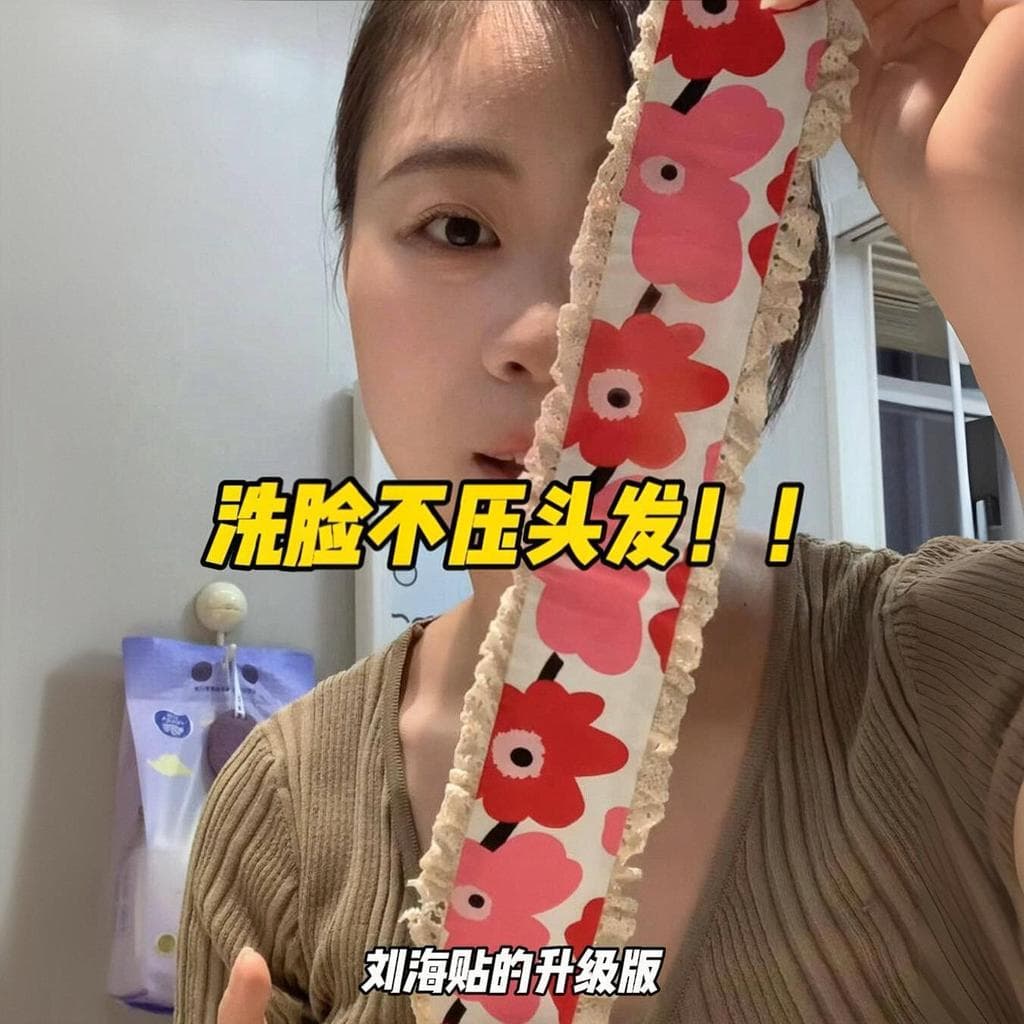 Qualidade japonesa Velcro bandana franja arranjo de cabelo quebrado ferramenta útil All-Match bandana influenciador exte