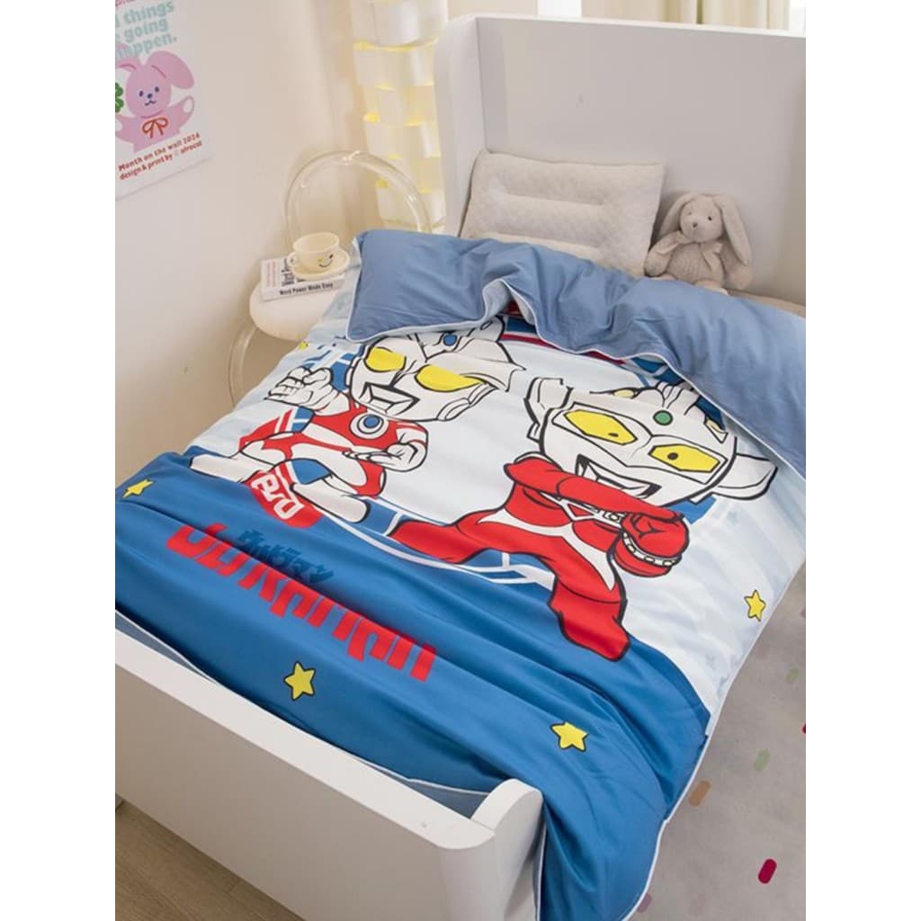[Produto genuíno/Ultraman] Classe A Colcha infantil Jardim de infância Menino Bebê Crianças Ervilhas de algodão puro Col