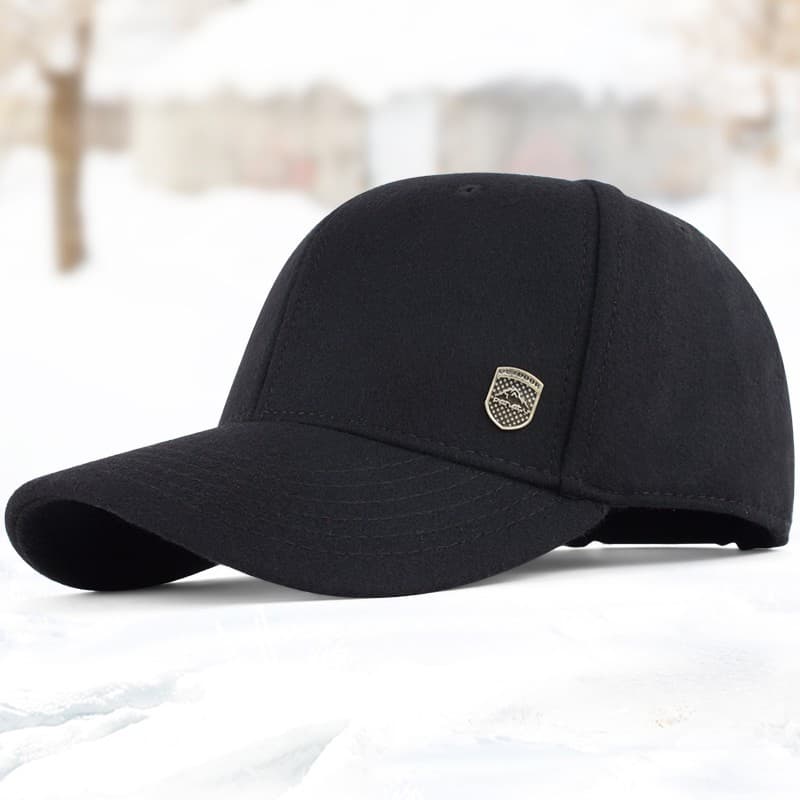 Chapéu masculino inverno ao ar livre quente proteção de ouvido boné de beisebol masculino chapéu de inverno boné de pico