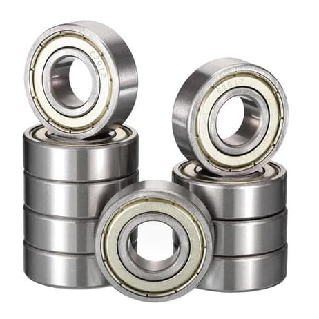 Kit 10 rolamentos 6201 ZZ - Medindo 12x32x10mm