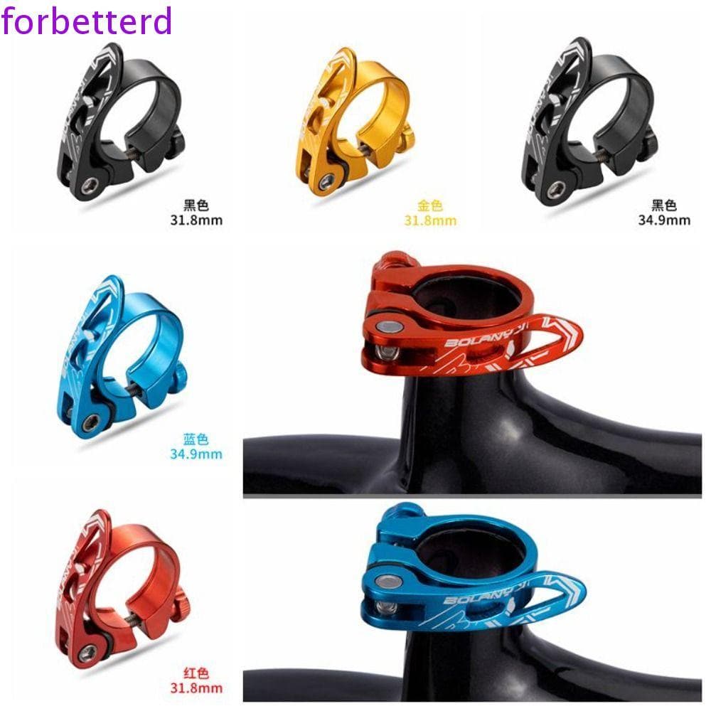 Braçadeira De Assento De Bicicleta  , Selim MTB De Liga De Alumínio Ultraleve , Preto/Azul/Vermelho/Dourado