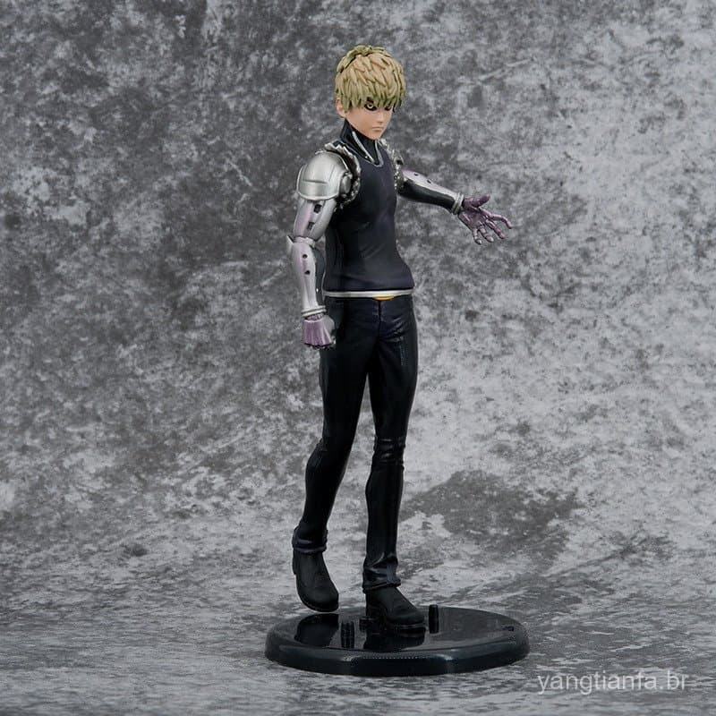 20,5cm Anime Homem De Um Poço Figura Saitama Transformar Pessoas Robô Genos Figuras De Ação Em PVC Modelo Colecionar Bon