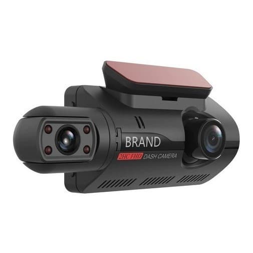 Câmera Veicular Automotiva Carro -black Full Hd Dupla Camera