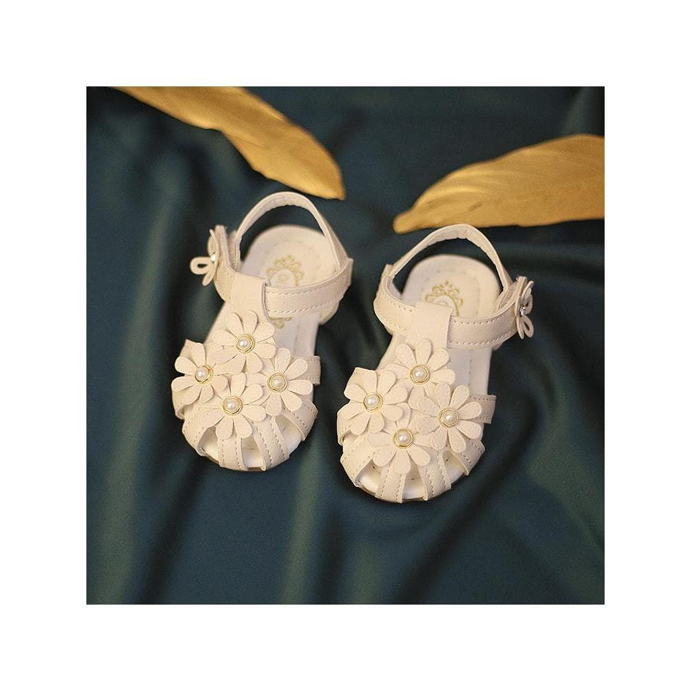 0-1-3-4 anos de idade bebê menina sapatos sandálias crianças princesa sapatos sola macia couro macio Anti-deslizamento m