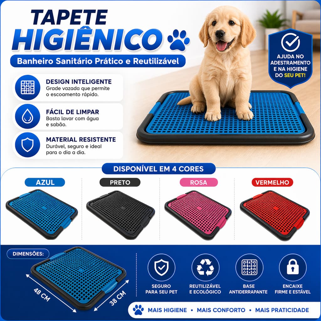 Tapete Higiênico Sanitário Cachorro Gato Mec Pet