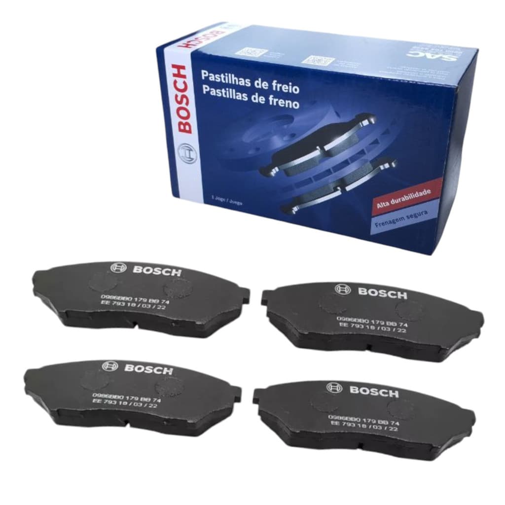 Jogo De Pastilha De Freio Dianteiro Bosch Para Pajero Io 1.8 Pajero Tr4 2.0 4g93