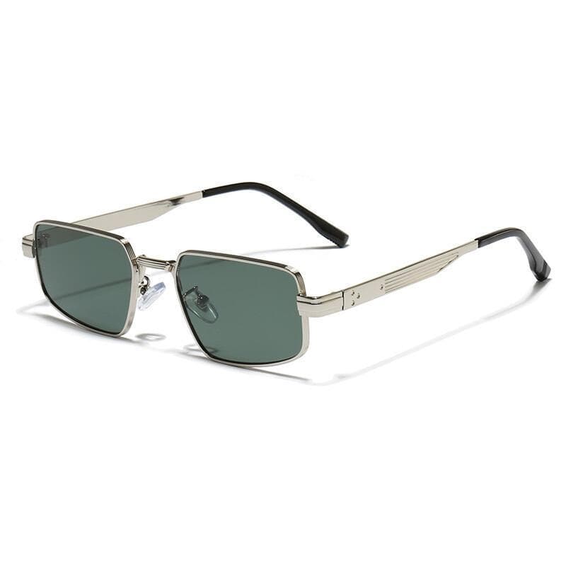 Óculos de Sol Retrô de Metal para Mulheres, Estilo Clássico Vintage Punk, Óculos de Sol para Homens, Óculos de Sol para