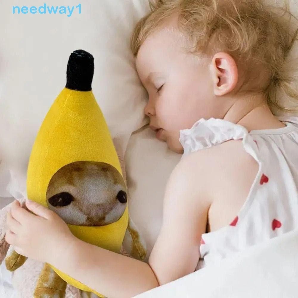 NEEDWAY Brinquedo De Pelúcia Banana Cat , Peluche