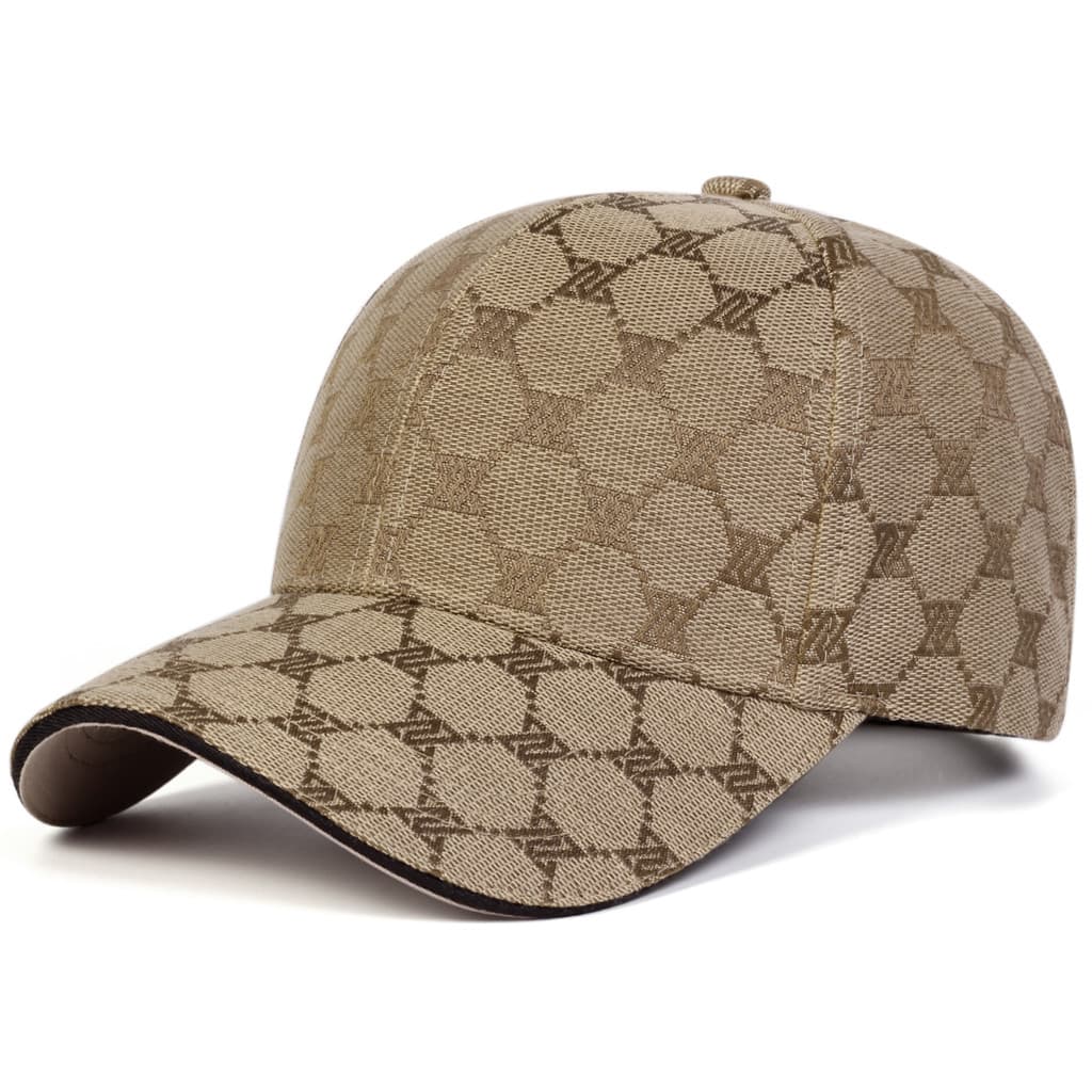 Boné de Beisebol Feminino com Estampa Geométrica de Letras |   Chapéu Casual Ajustável para Viagens de Primavera/Outono,