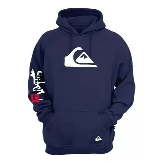 Moletom masculino Canguru Estampa Quicksilver Braço Conforto e Estilo Premium Unissex