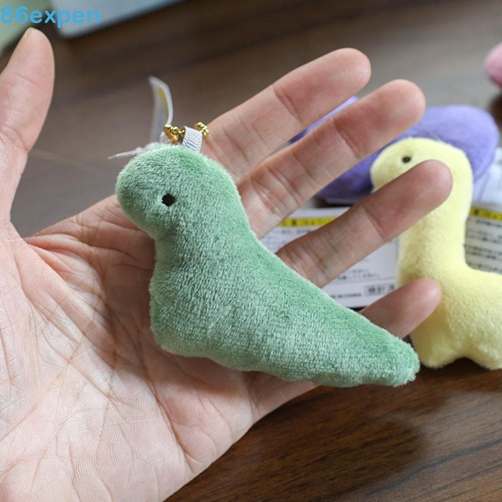 EXPEN1 Chaveiro De Dinossauro De Pelúcia , Pingente De Boneca Macio Fofo Bolsa Da Moda