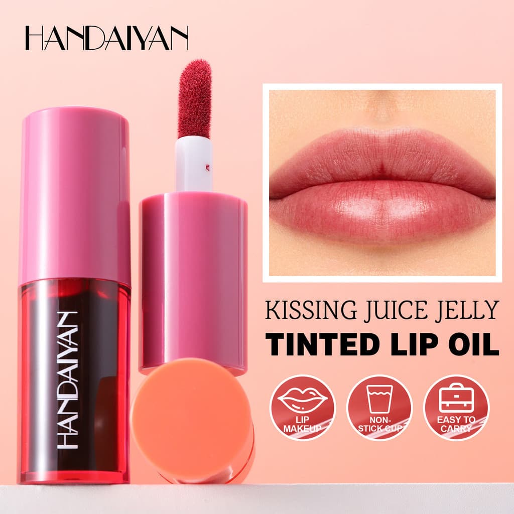 Brilho Labial À Prova D'água De Longa Duração , Copo Antiaderente , Mancha , Hidratante , Esmalte Ilumina A Tez