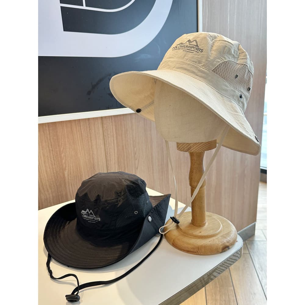 Esportes ao ar livre lazer balde chapéu masculino de secagem rápida fino chapéu de escalada ocidental Cowboy pára-sol ve