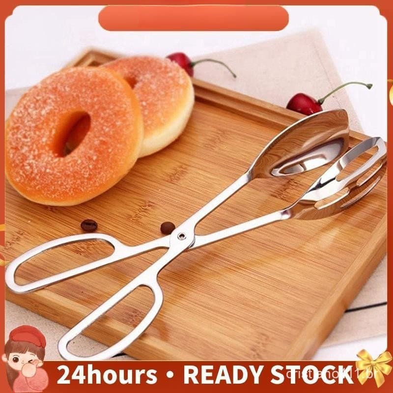 Pinças De Comida De Aço Inoxidável Multi-Purpose Pão Bife Churrasco Salada Ferramentas De Cozinha