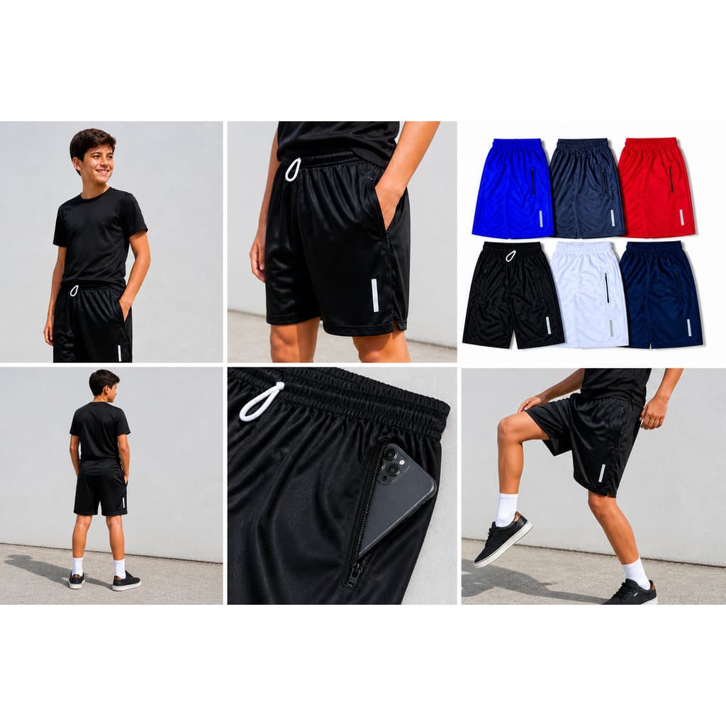 Kit 5 Bermudas Infantil Menino Chimpa Infanto Juvenil Masculino Short Calção 4 ao 16
