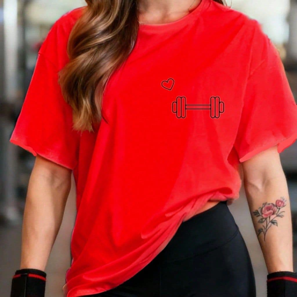 Camisetão T-shirt Basic Unissex 100% Algodão Feminina Gym Treino Academia Fitness Musculação halter