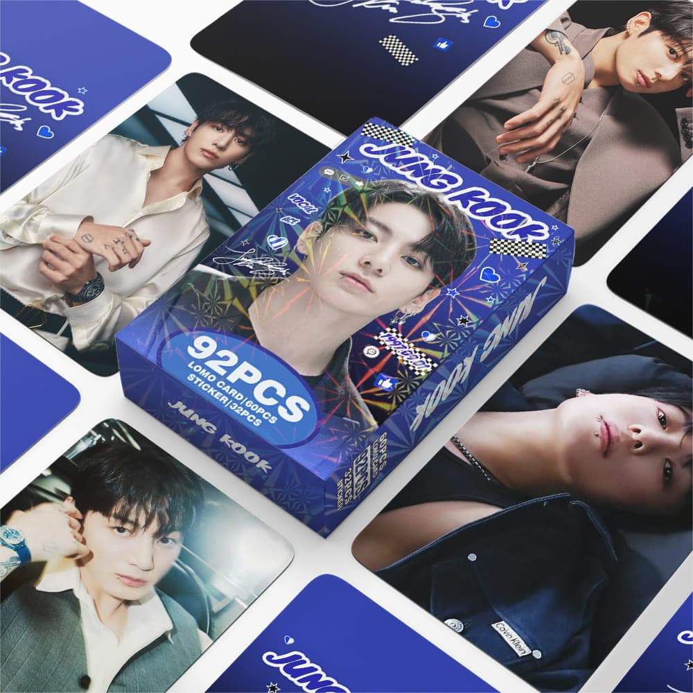 KPOP 92 Unidades/Caixa BTS SOLO JUNGKOOK Photocards LOMO Cartão De Coleção
