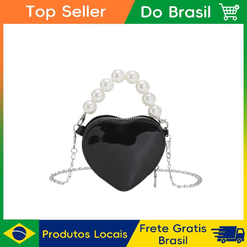 CHENXIAOHONG Bolsa Feminina Pequena Bolsa Moda Bolsa Transversal Bolsa De Ombro Em Formato De Coração Presente