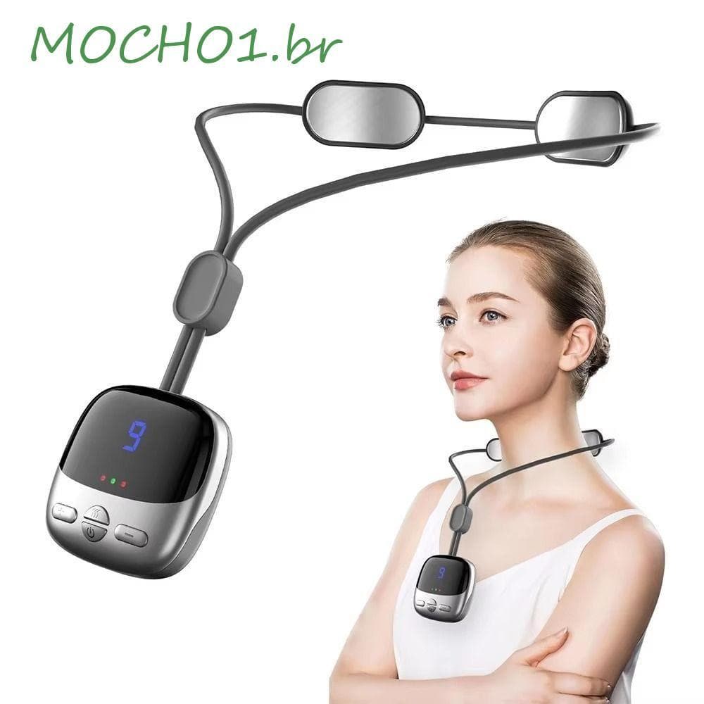MOCHO1 Massageador De Coluna Cervical , Pescoço Pendurado Sem Fio De Compressa Quente Inteligente Recarregável