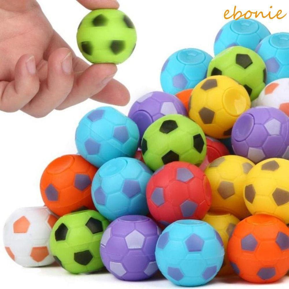 EBONIE 10 Peças Giradores De Futebol , Lembranças Rotativas , Brinquedos De Bola Mini Bolas Saltitantes Engraçadas De 4C