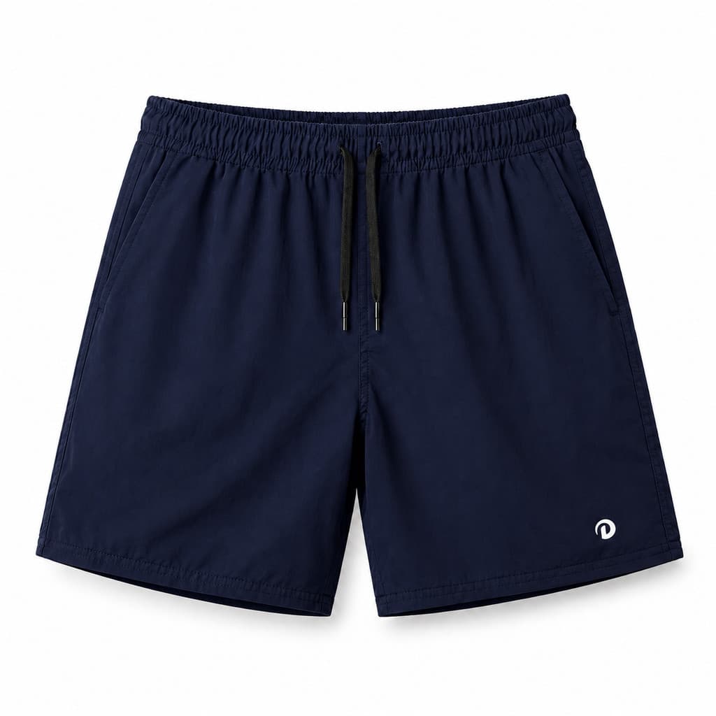 Short Dry Fit Masculino Marinho Bermuda Leve Seca Rápido Academia Praia