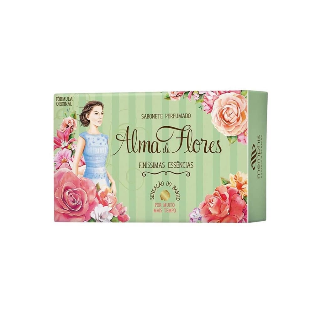 Sabonete Alma De Flores Classico, Barra 130G