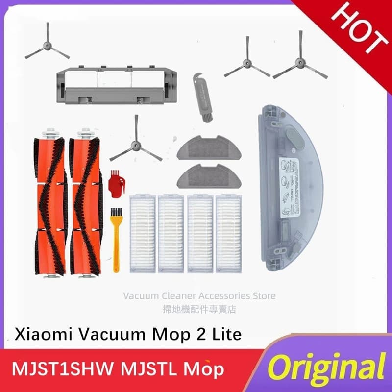Para Xiaomi Mi Robot Vacuum Mop 2 Pro / Mop 2 Lite Robô Aspirador De Pó Acessórios Escova Principal Lateral Filtro Capa