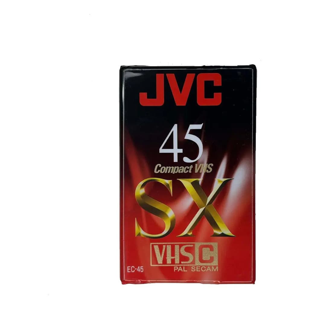 Jvc Fita De Video Vhs-c Sx Ec-45 Compact Para Filmadora