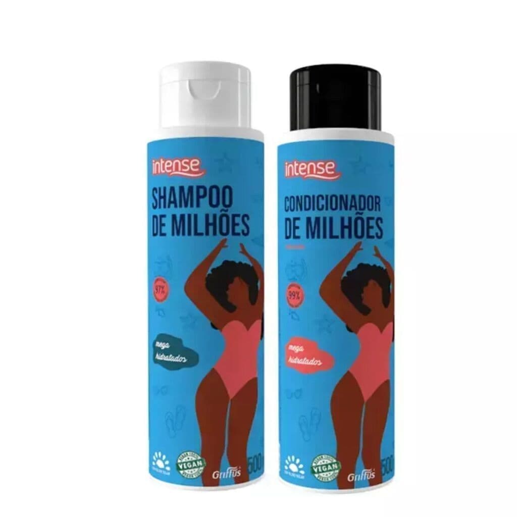 Kit De Milhões Intense Shampoo 500ml + Condicionador 500ml