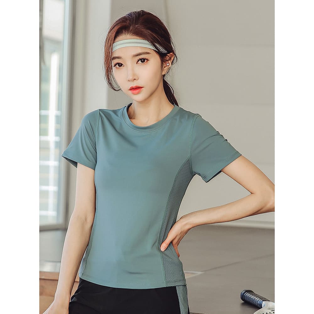 Verão roupas de Yoga feminino solto esportes profissionais roupas de secagem rápida ginásio ao ar livre manhã correndo r