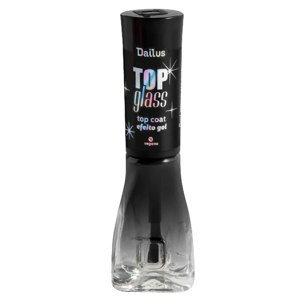 Top Coat Efeito Gel Top Glass Dailus