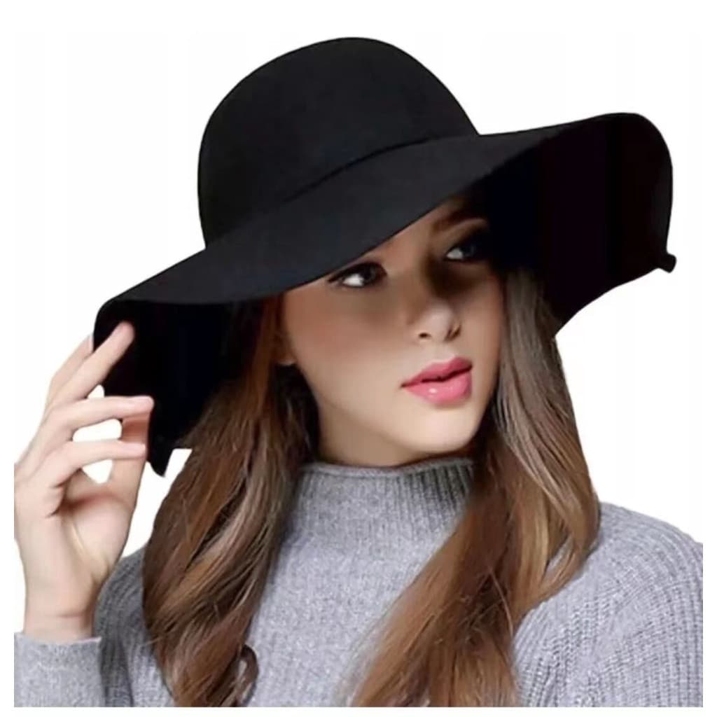 Chapéu Floppy Estilo Boho Varias Cores Aba Com Leve Caimento