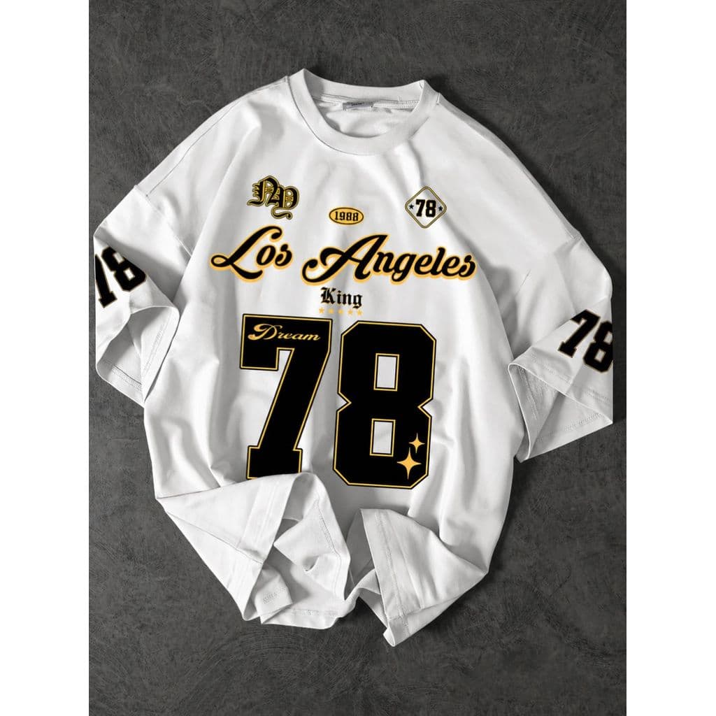 Camiseta Estampada  los angeles - Camisa 100% Algodão Unissex Macia Qualidade Premium - Envio Rapido