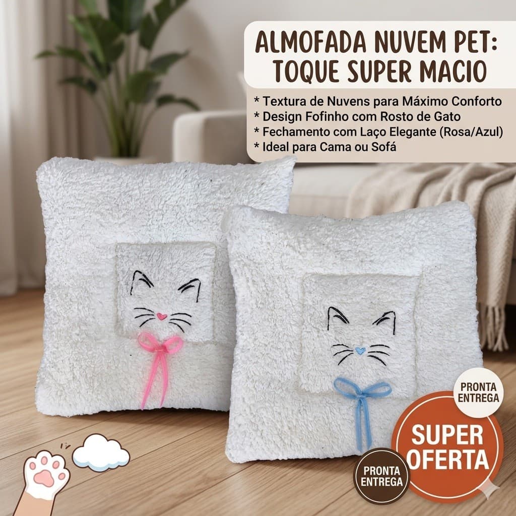 Tapete Pet Sasha Impermeável Antiderrapante Para Comedouro e Descanso Cama de Gato  Luxo - Pronta Entrega