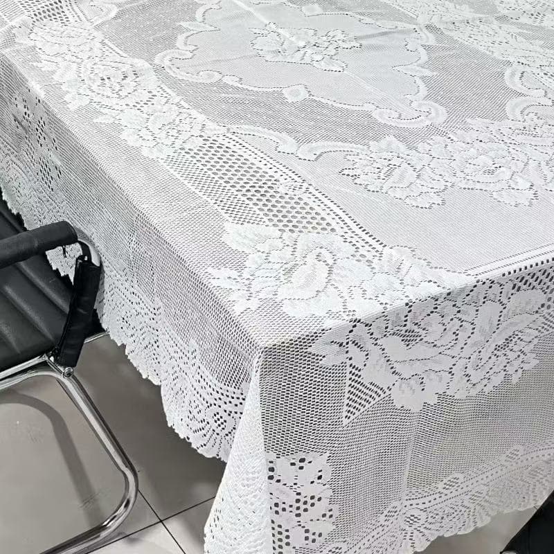 Toalha de Mesa Jacquard Luxo 6 Lugares 1,50x1,50 para Cozinha premium Várias Cores