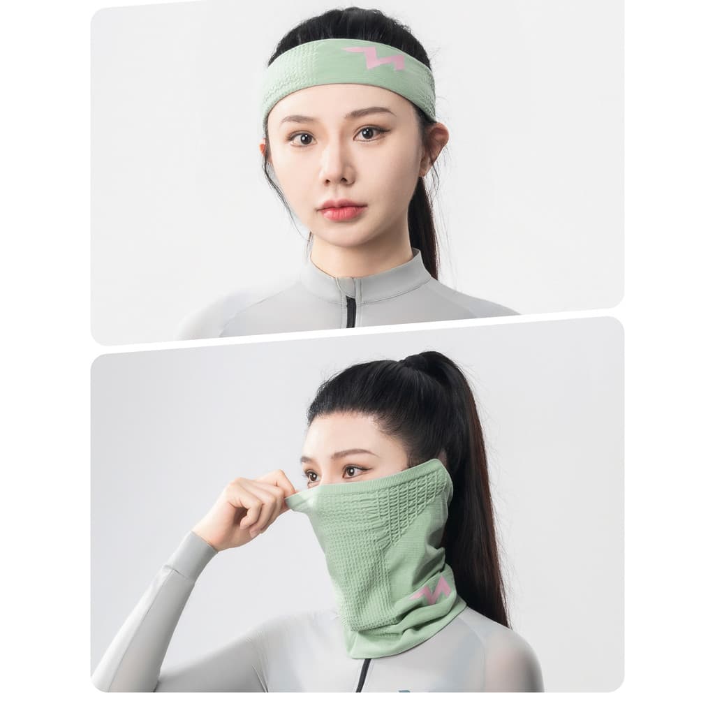 Cachecol de tricô para esqui e ciclismo, masculino e feminino, proteção para a cabeça no outono e inverno, máscara facia