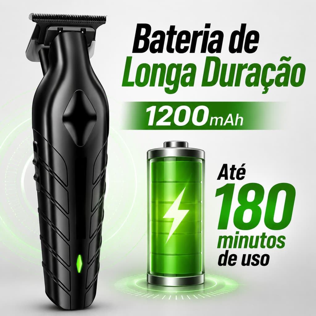 Máquina De Corta Cabelo  Máquina de Acabamento Recarregável Kit Vários Modelos Máquina