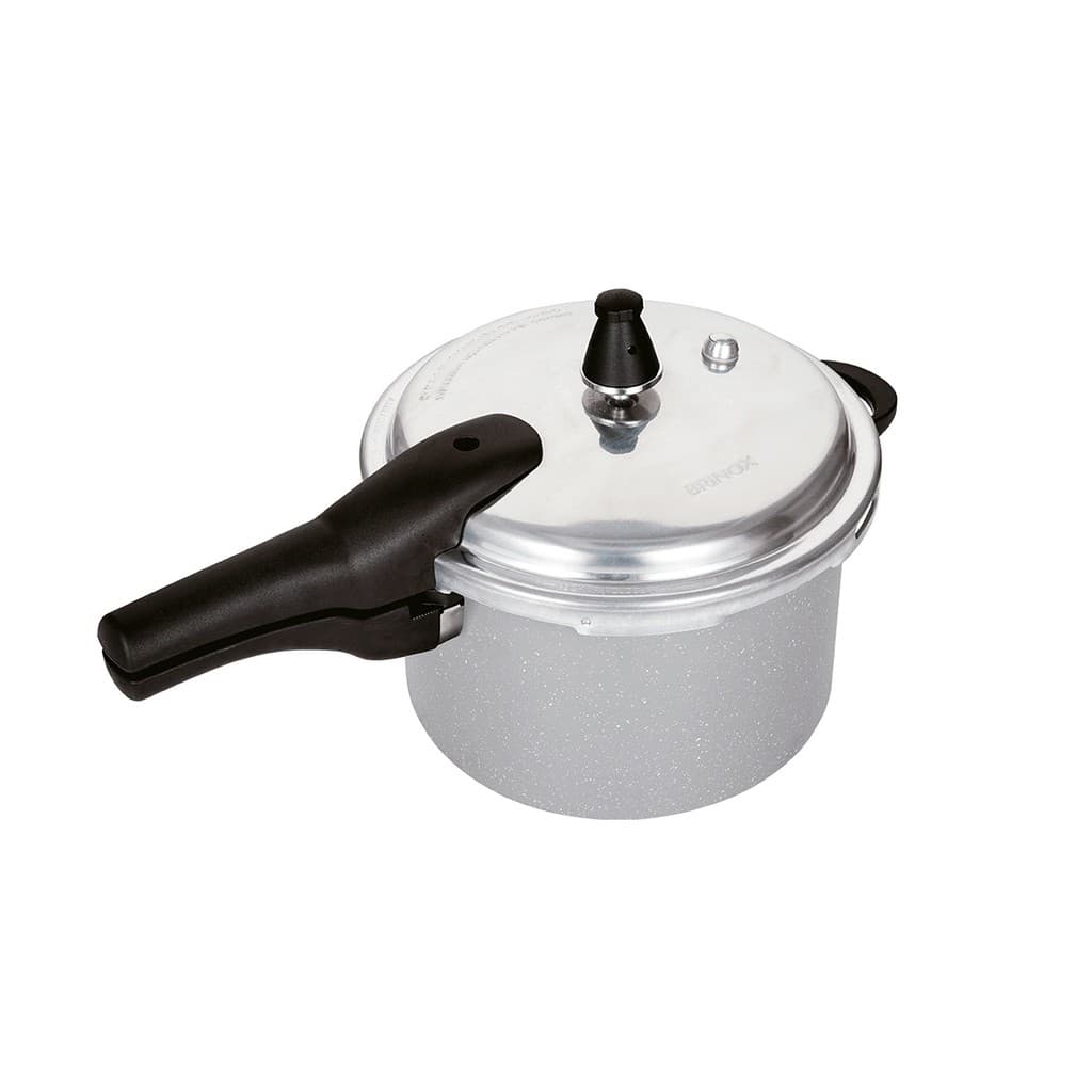 Panela de Pressão Brinox Ceramic Life Super 5,4L Fundo de Indução Gris Original