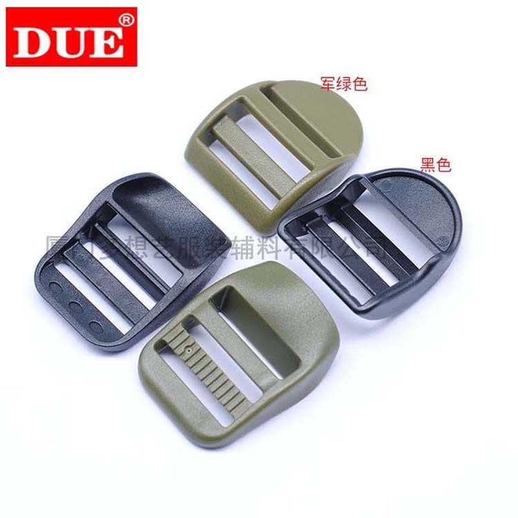 Due/due fivela de malha de plástico mochila acessórios de roupas clipe de montanhismo fivela trapezoidal três velocidade